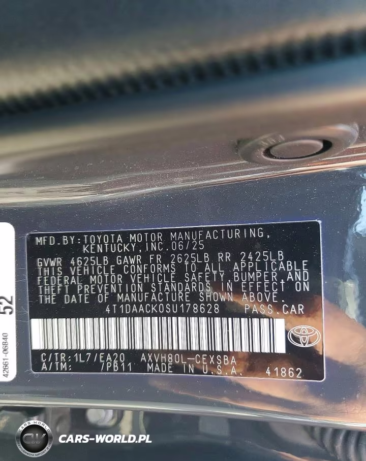 2025 Toyota Camry Se VIN:4T1DAACK0SU178628 - 13