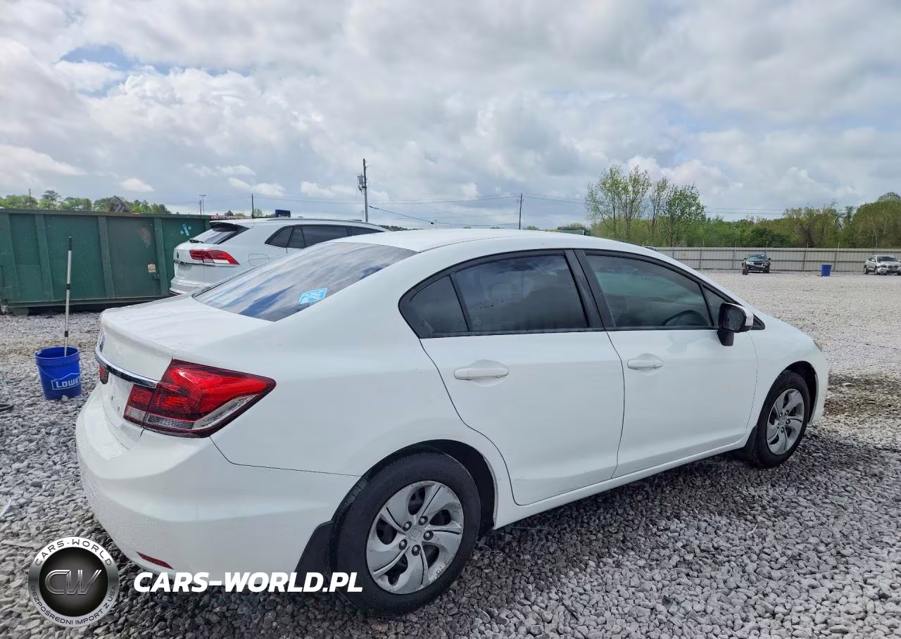2014 Honda Civic Lx VIN:19XFB2F5XEE046047 - 3