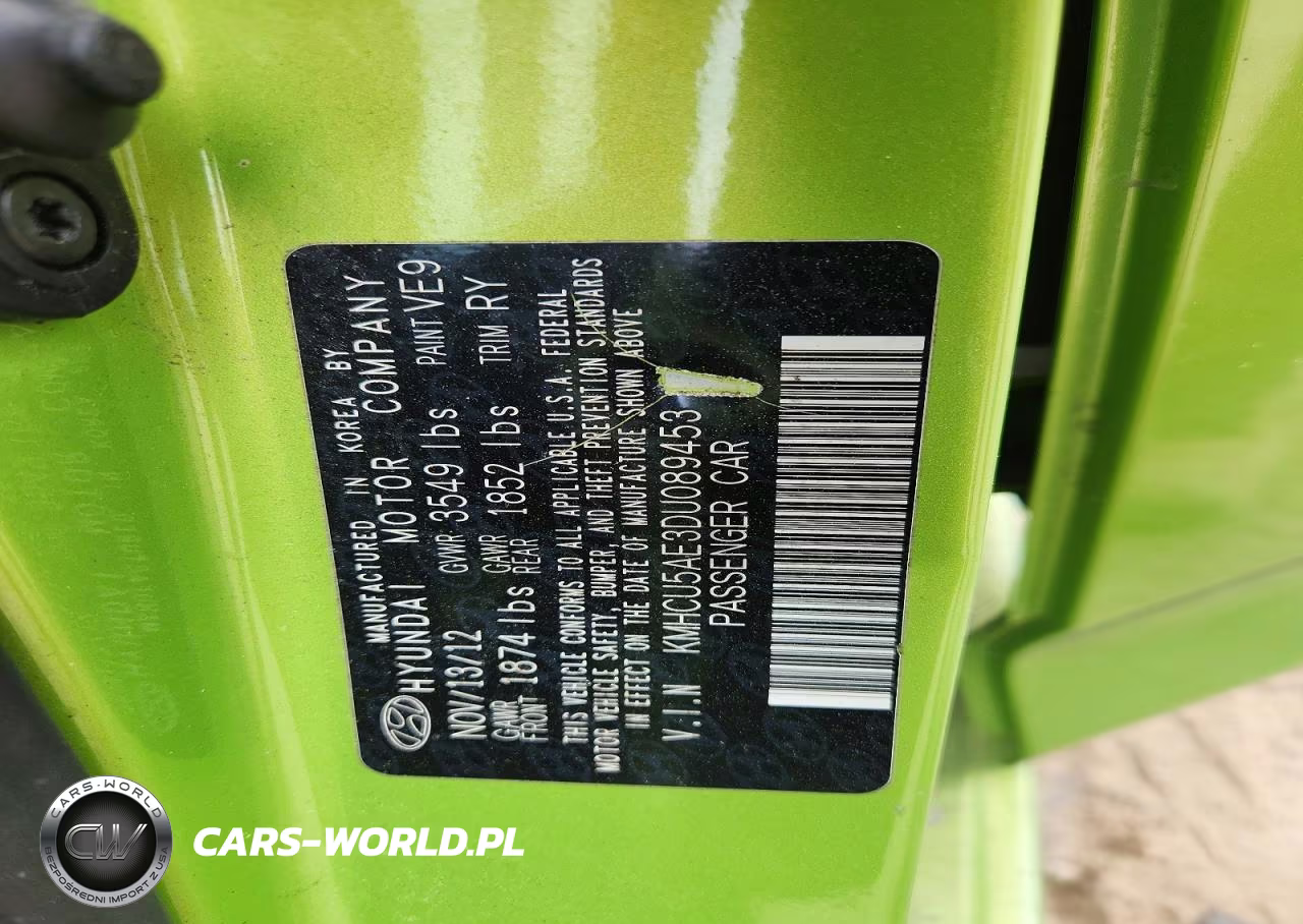 2013 Hyundai Accent Se VIN:KMHCU5AE3DU089453 - 13