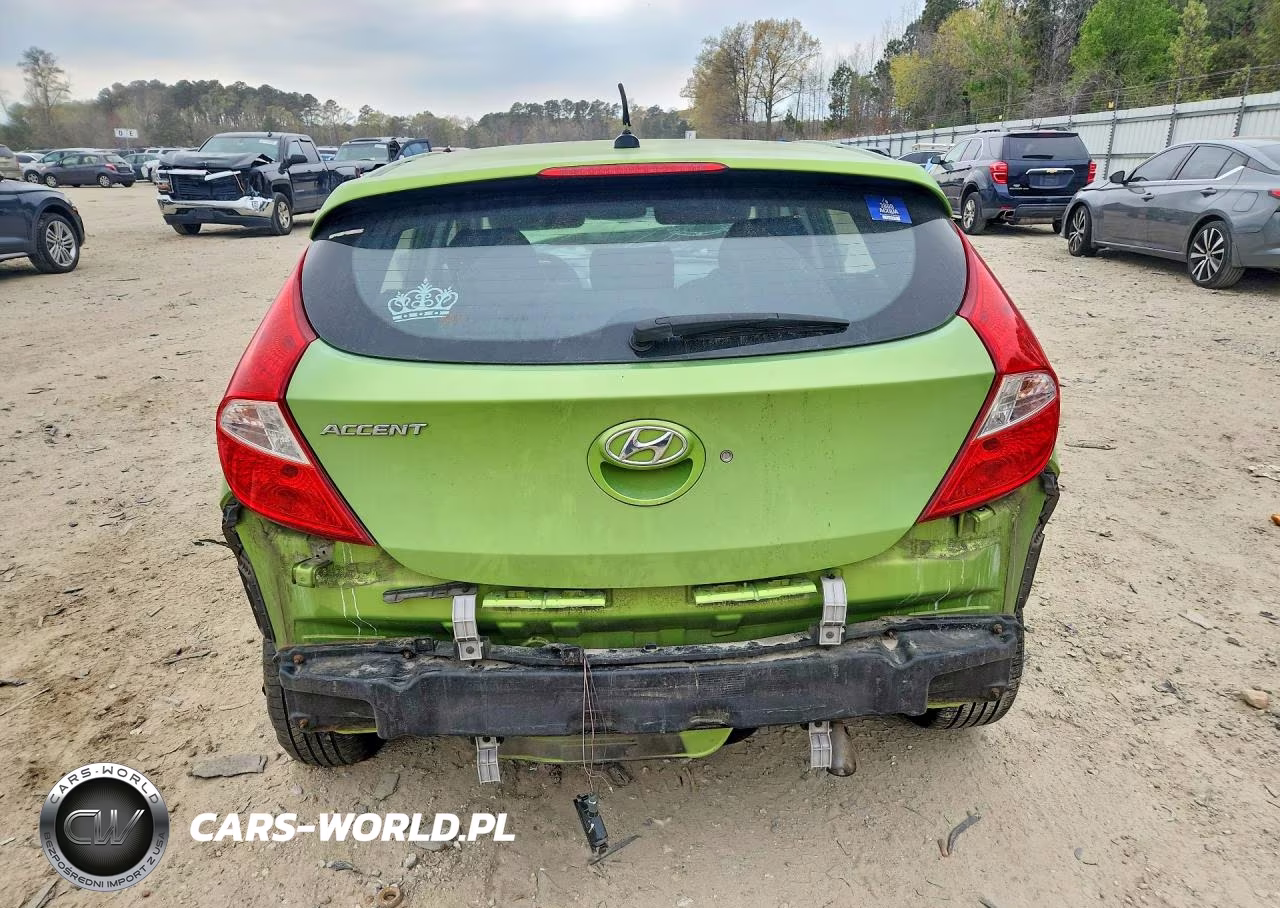 2013 Hyundai Accent Se VIN:KMHCU5AE3DU089453 - 6