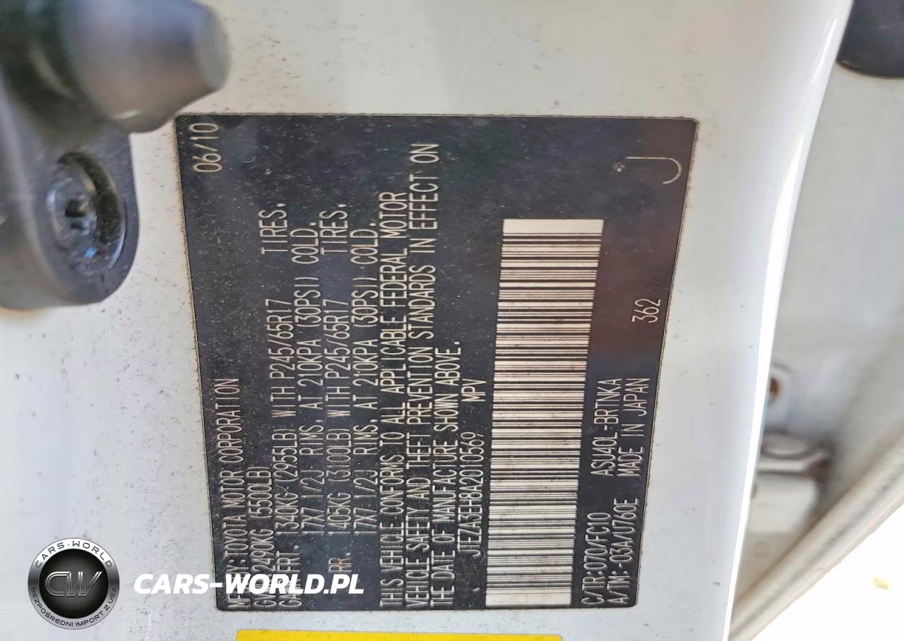2010 Toyota Highlander Base VIN:JTEZA3EH8A2010569 - 13