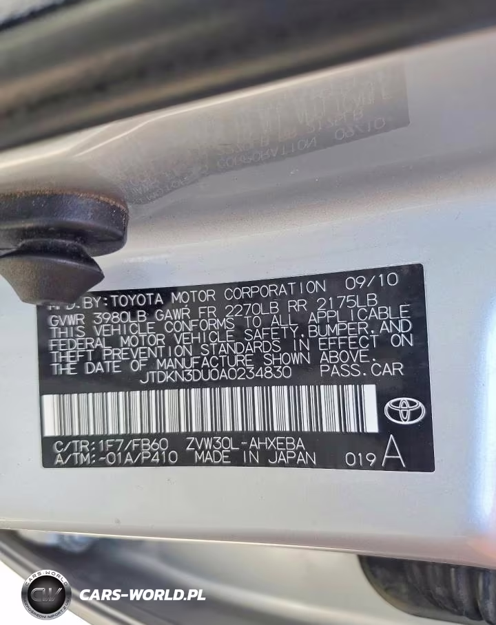 2010 Toyota Prius Iii VIN:JTDKN3DU0A0234830 - 12