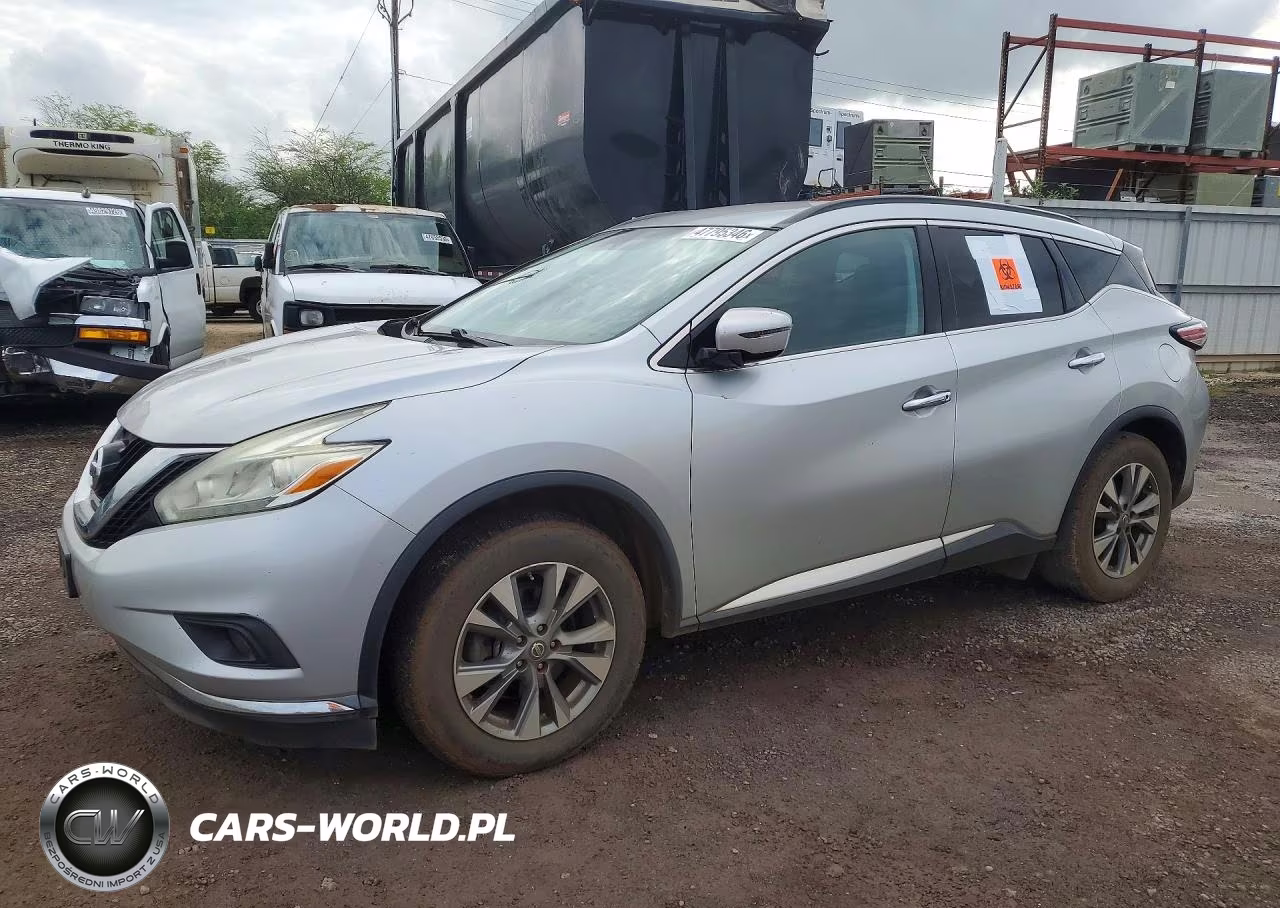 2016 Nissan Murano Sv VIN:5N1AZ2MG8GN117282 - 1