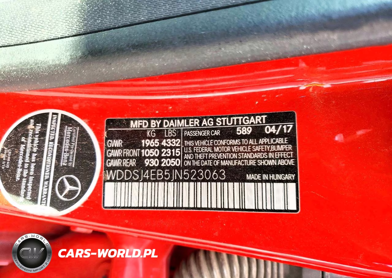 2018 Mercedes-Benz Cla 250 VIN:WDDSJ4EB5JN523063 - 12