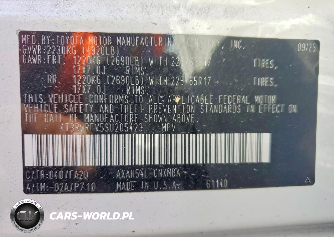 2025 Toyota Rav4 Hybrid Xle VIN:4T3RWRFV5SU205423 - 13