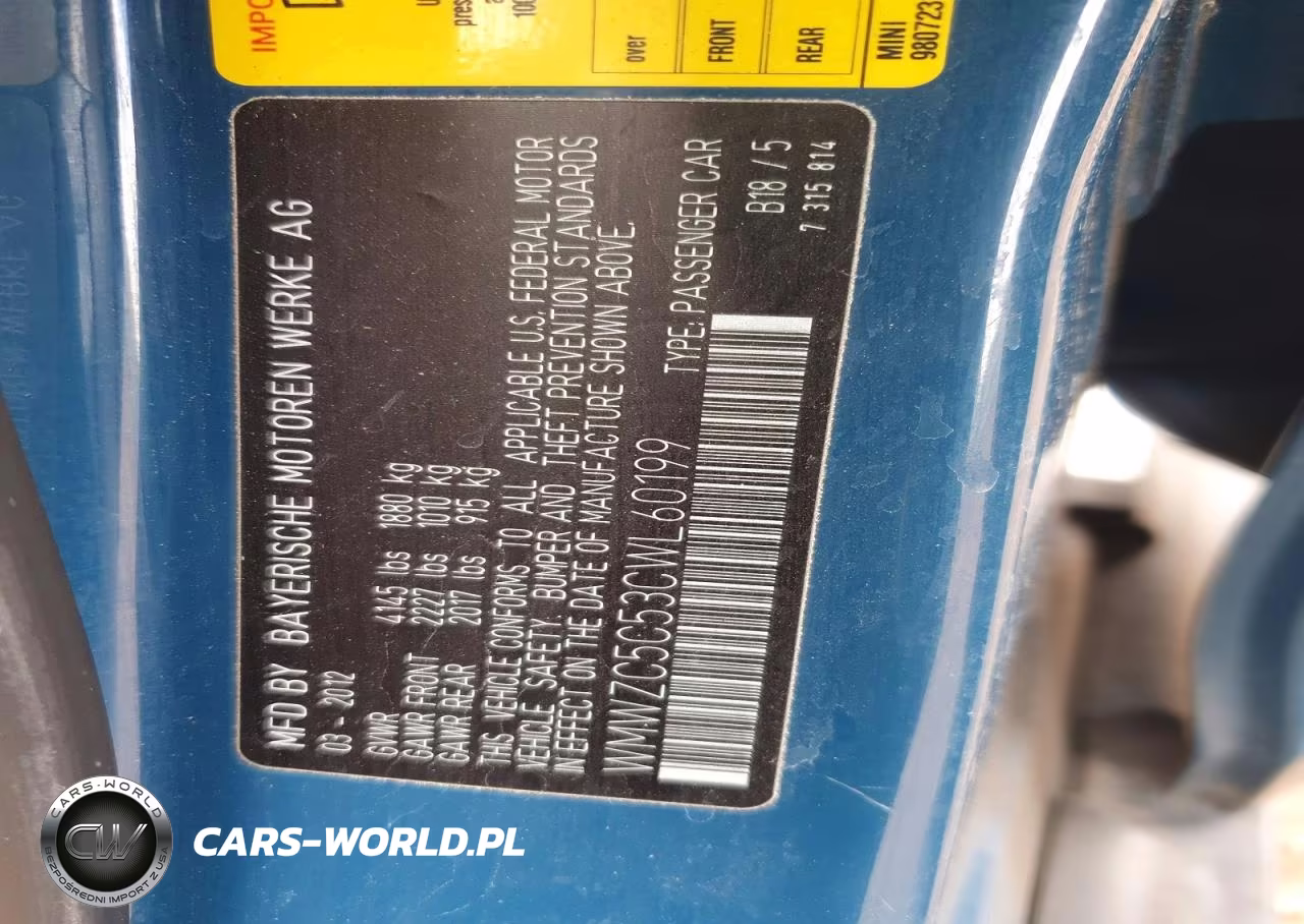 2012 Mini Cooper S Countryman VIN:WMWZC5C53CWL60199 - 13