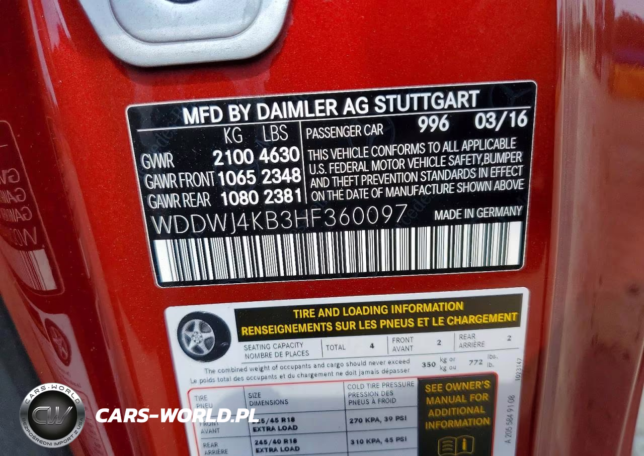 2017 Mercedes-Benz C 300 4Matic VIN:WDDWJ4KB3HF360097 - 12