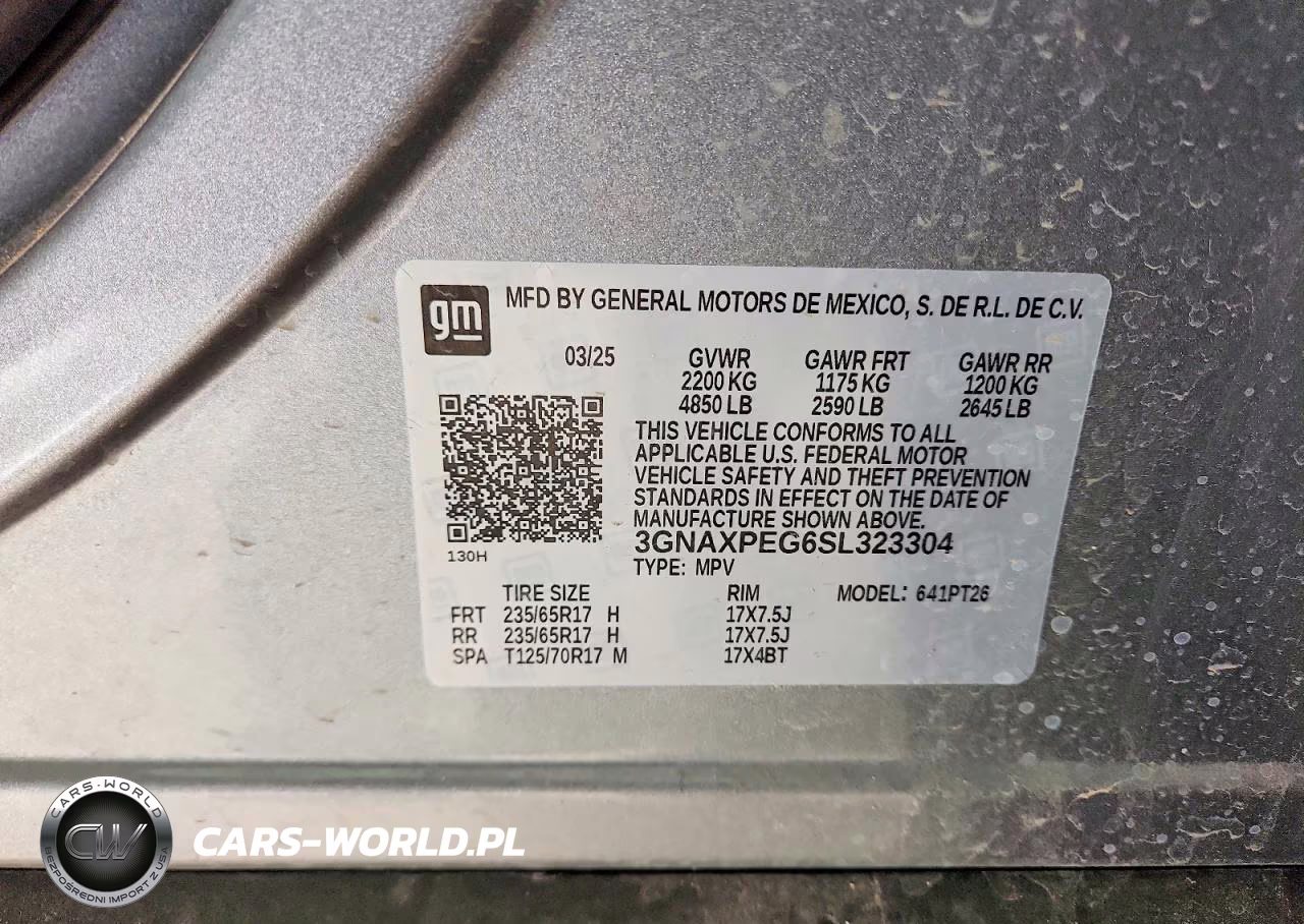 2025 Chevrolet Equinox Lt VIN:3GNAXPEG6SL323304 - 13