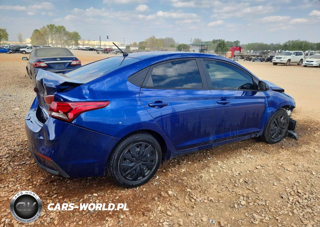 2021 Hyundai Accent Se VIN:3KPC24A61ME128925 - 3