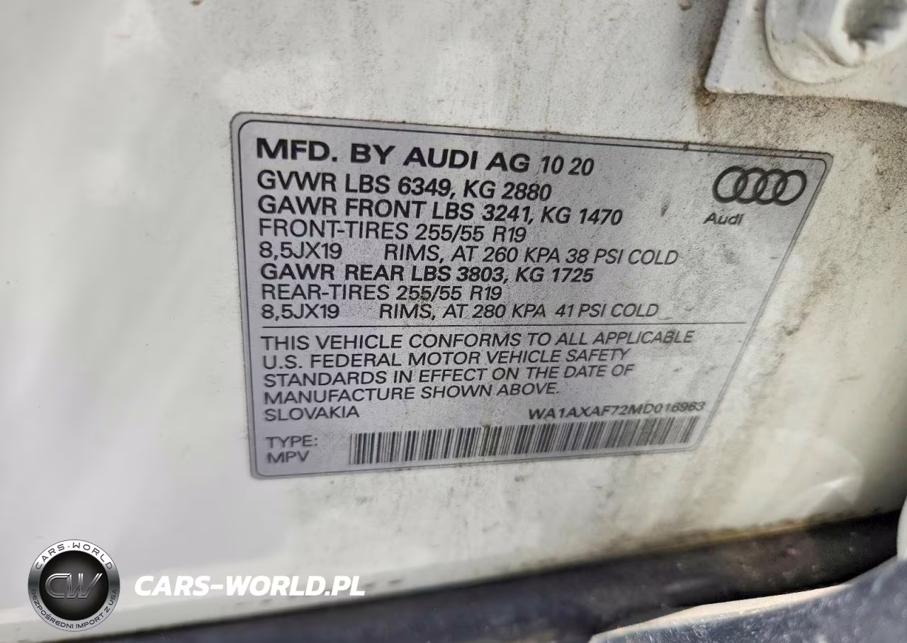 2021 Audi Q7 Premium VIN:WA1AXAF72MD016963 - 13