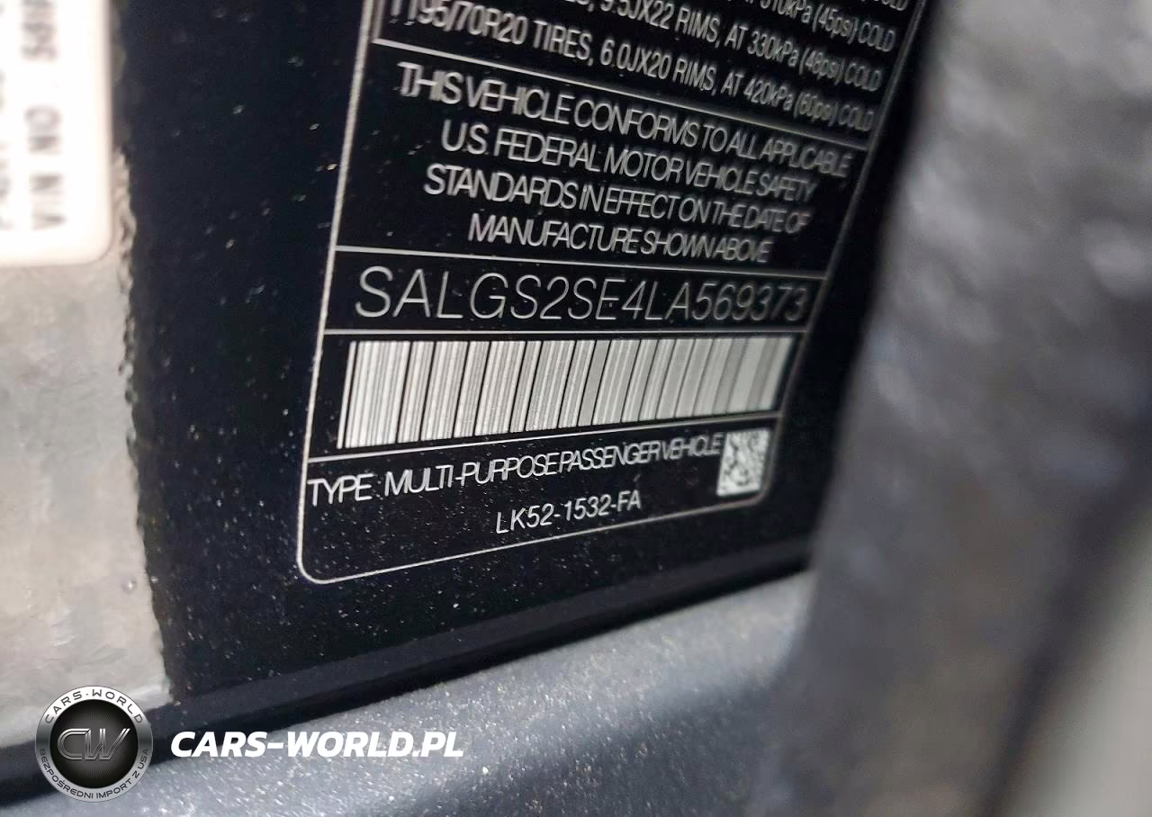 2020 Land Rover Range Rover P525 Hse VIN:SALGS2SE4LA569373 - 14