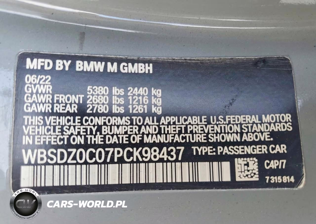 2023 BMW M8 VIN:WBSDZ0C07PCK98437 - 13