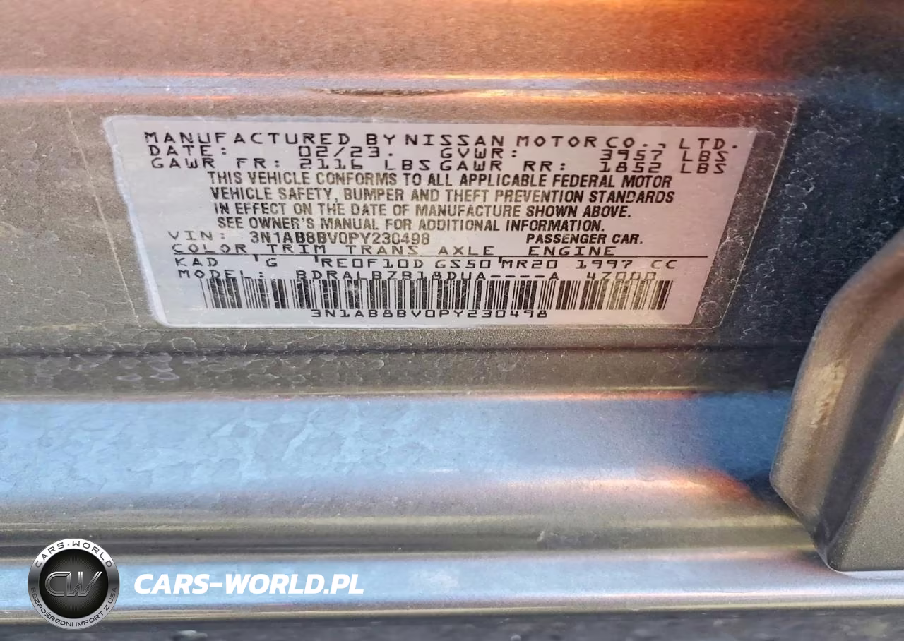 2023 Nissan Sentra S VIN:3N1AB8BV0PY230498 - 12