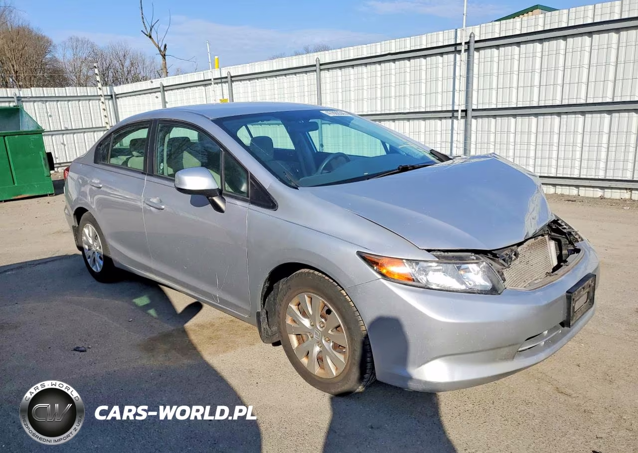 2012 Honda Civic Lx VIN:19XFB2F55CE360069 - 4