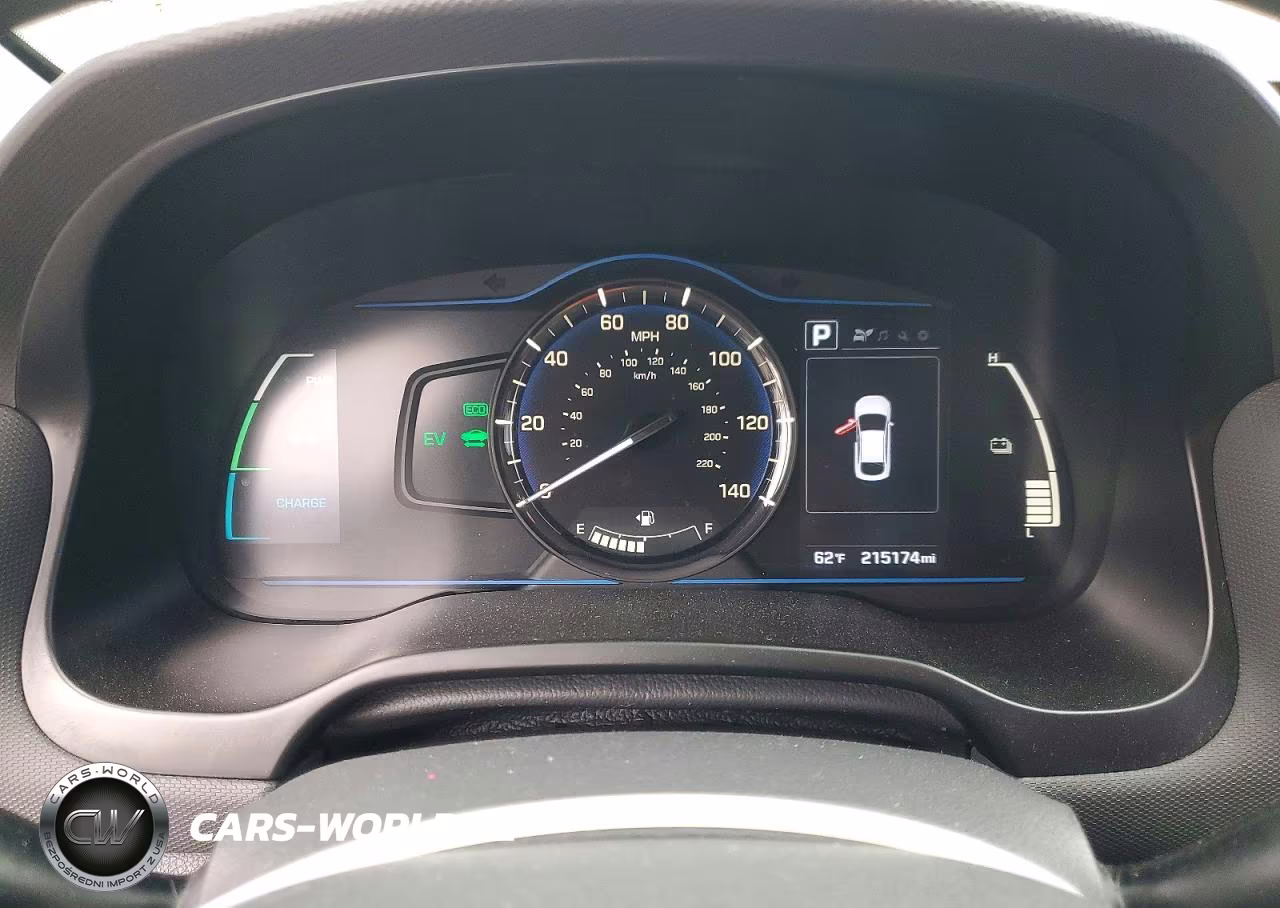 2018 Hyundai Ioniq Hybrid Blue VIN:KMHC65LC0JU089783 - 9