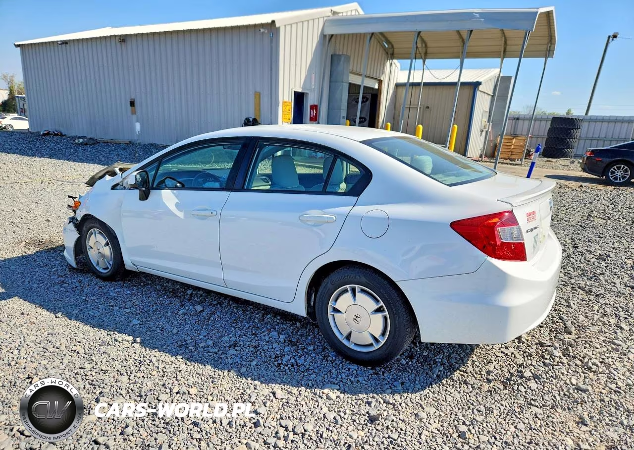 2012 Honda Civic Hf VIN:2HGFB2F69CH543781 - 2