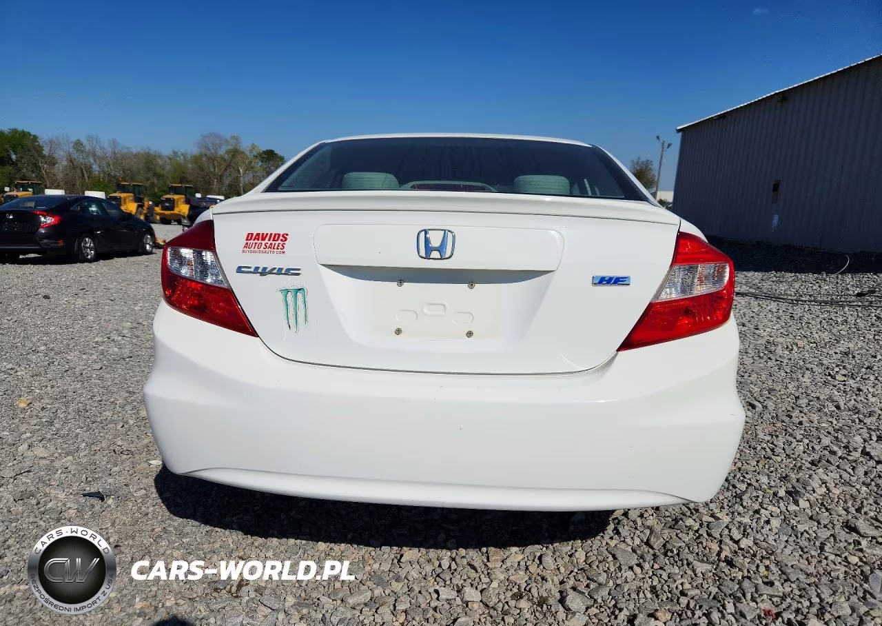 2012 Honda Civic Hf VIN:2HGFB2F69CH543781 - 6
