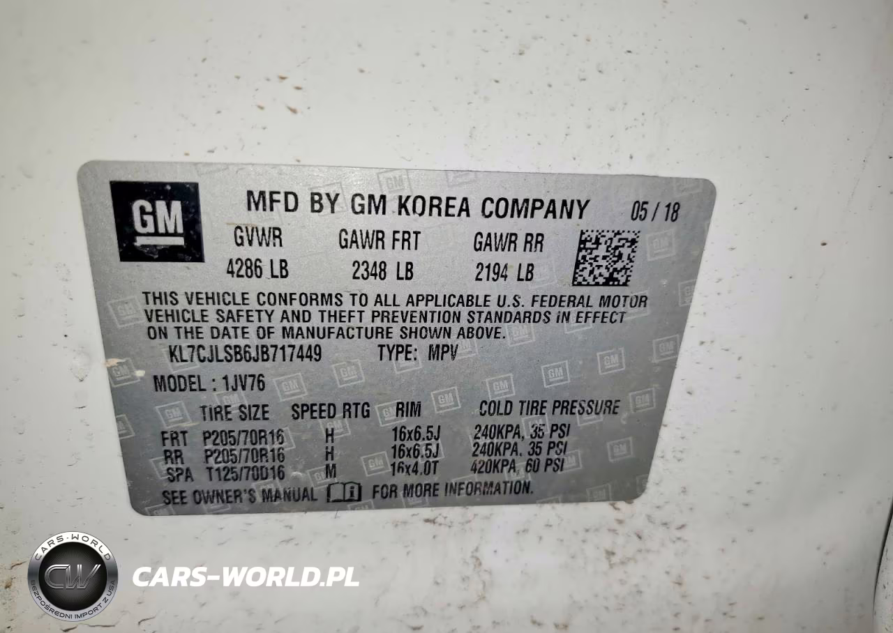 2018 Chevrolet Trax 1Lt VIN:KL7CJLSB6JB717449 - 13