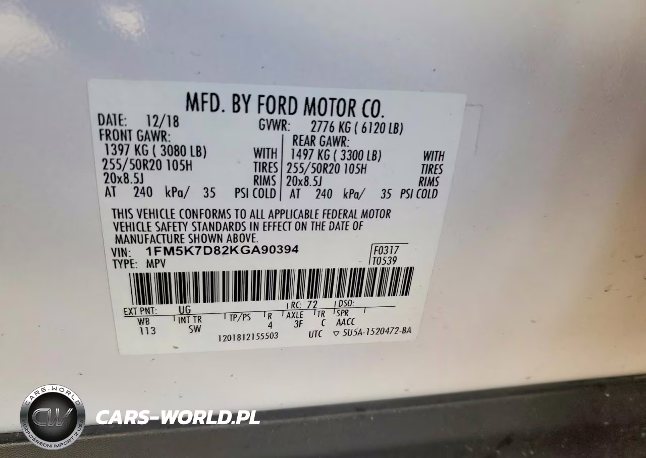 2019 Ford Explorer Xlt VIN:1FM5K7D82KGA90394 - 13