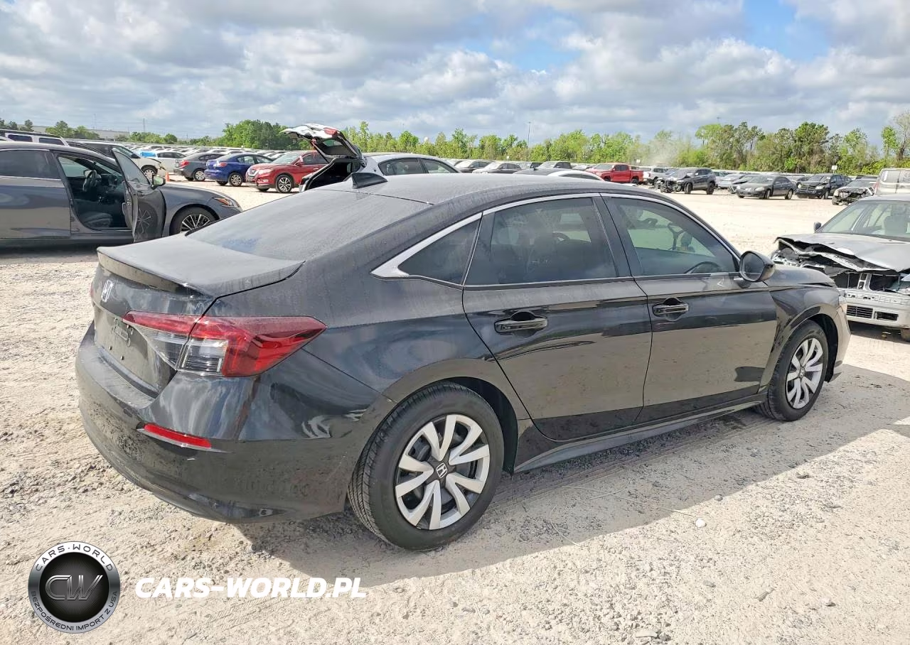 2026 Honda Civic Lx VIN:2HGFE2F24TH565160 - 3