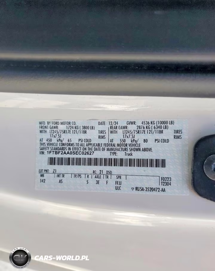 2025 Ford F250 Super Duty Utility - Service Truck VIN:1FTBF2AA0SEC02627 - 12