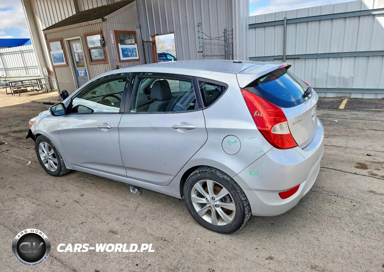 2014 Hyundai Accent Se VIN:KMHCU5AE6EU187829 - 2