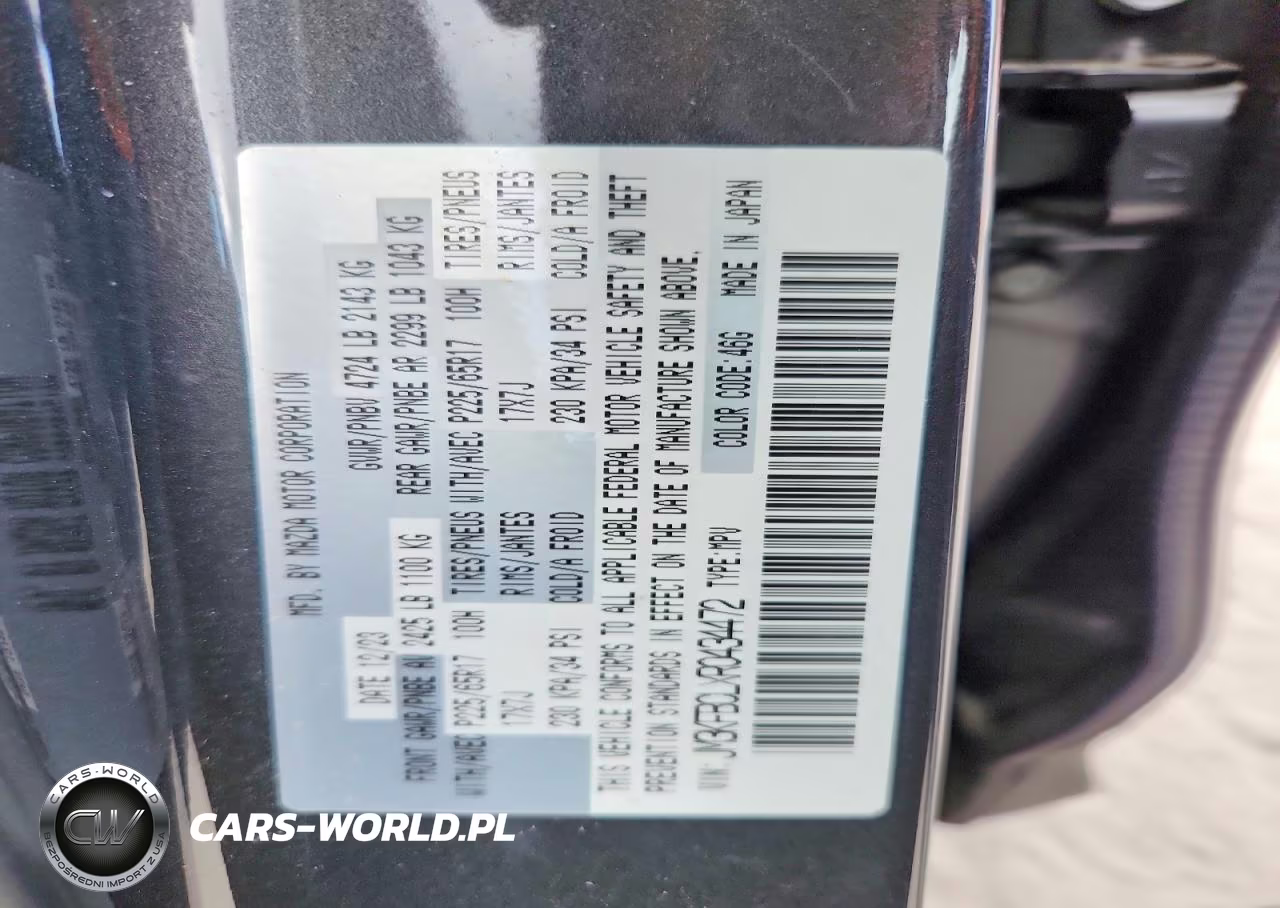 2024 Mazda Cx-5 Preferred VIN:JM3KFBCLXR0434472 - 12