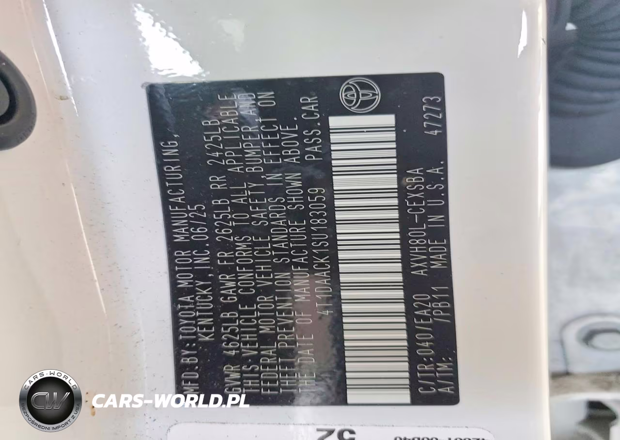 2025 Toyota *Unknown* VIN:4T1DAACK1SU183059 - 12
