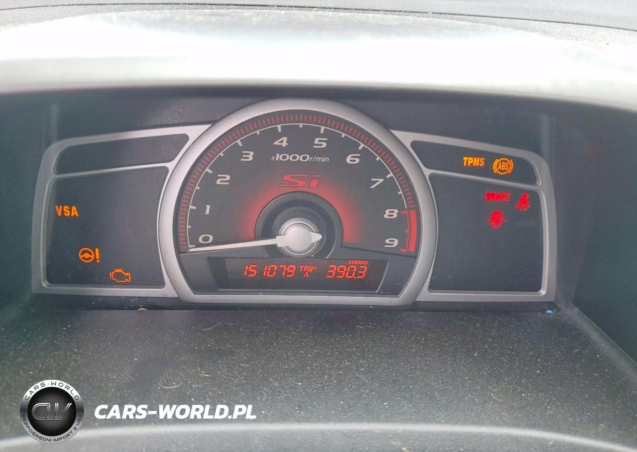 2009 Honda Civic Si VIN:2HGFA555X9H707237 - 9