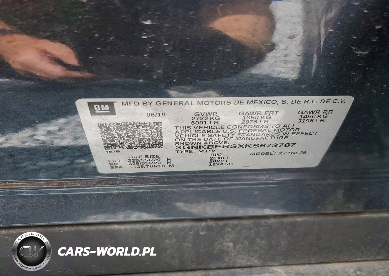 2019 Chevrolet Blazer Rs VIN:3GNKBERSXKS673787 - 14