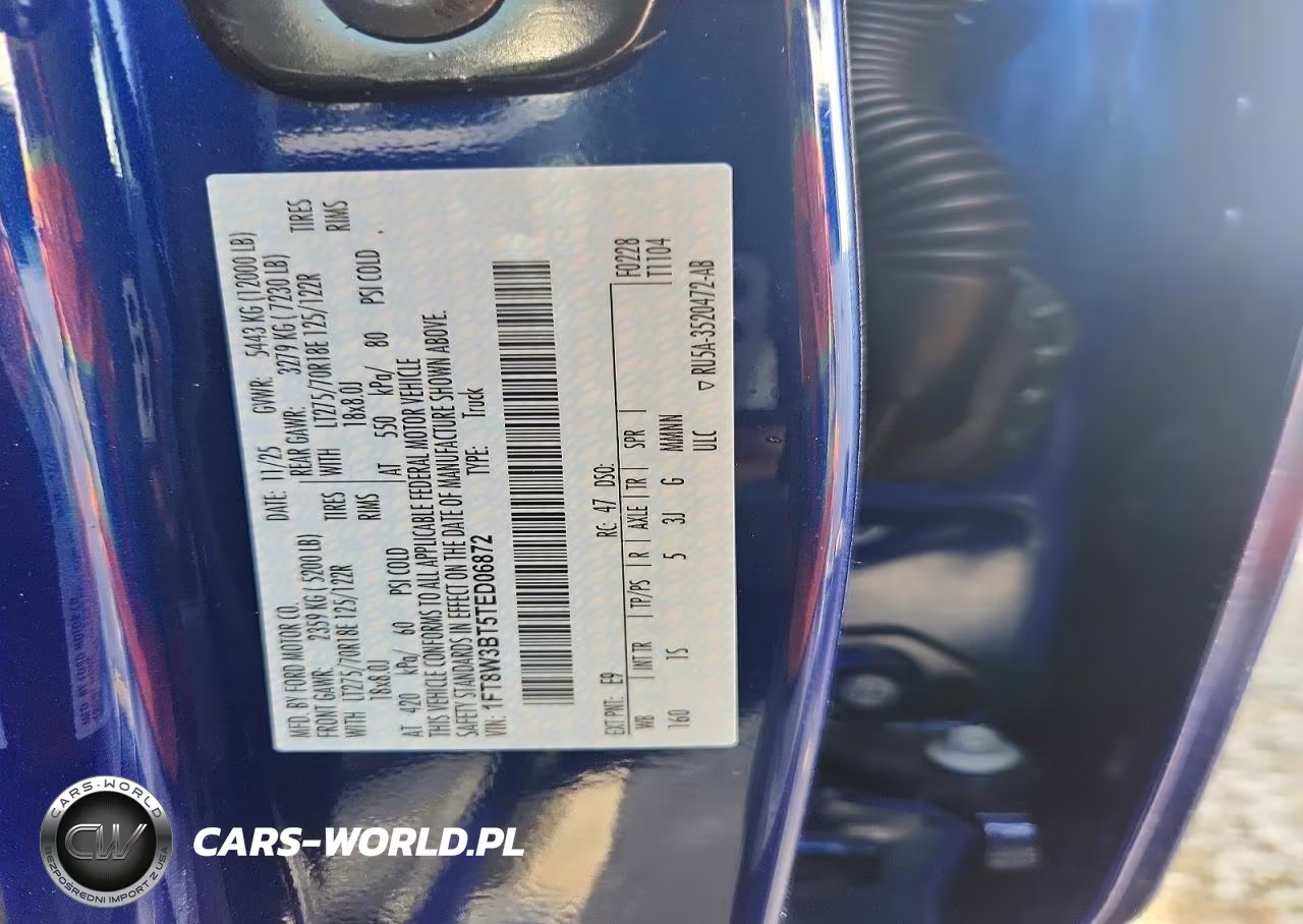 2026 Ford F350 Super VIN:1FT8W3BT5TED06872 - 12