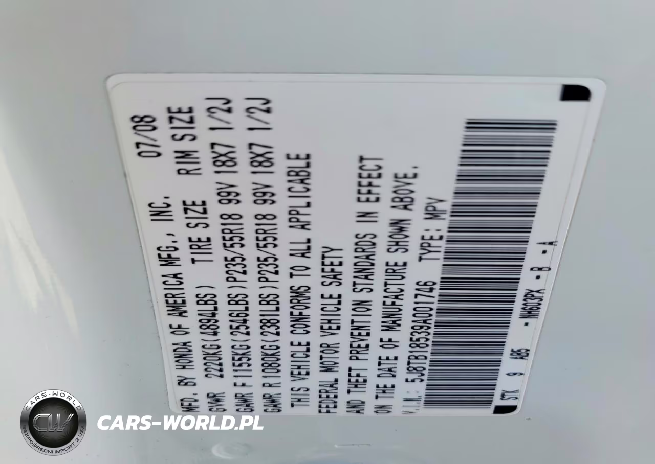 2009 Acura Rdx Technology VIN:5J8TB18539A001746 - 13