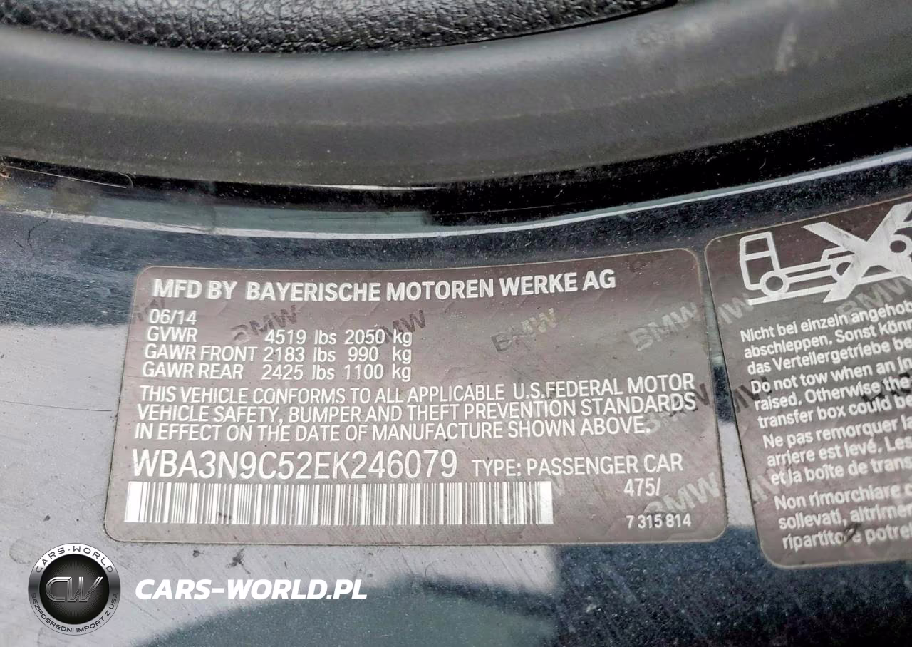 2014 BMW 428 Xi VIN:WBA3N9C52EK246079 - 12