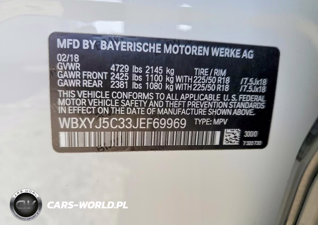 2018 BMW X2 xDrive28I VIN:WBXYJ5C33JEF69969 - 13