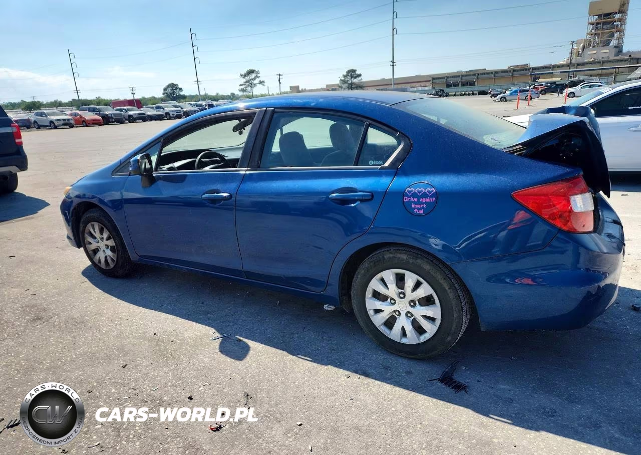 2012 Honda Civic Lx VIN:19XFB2F59CE045713 - 2
