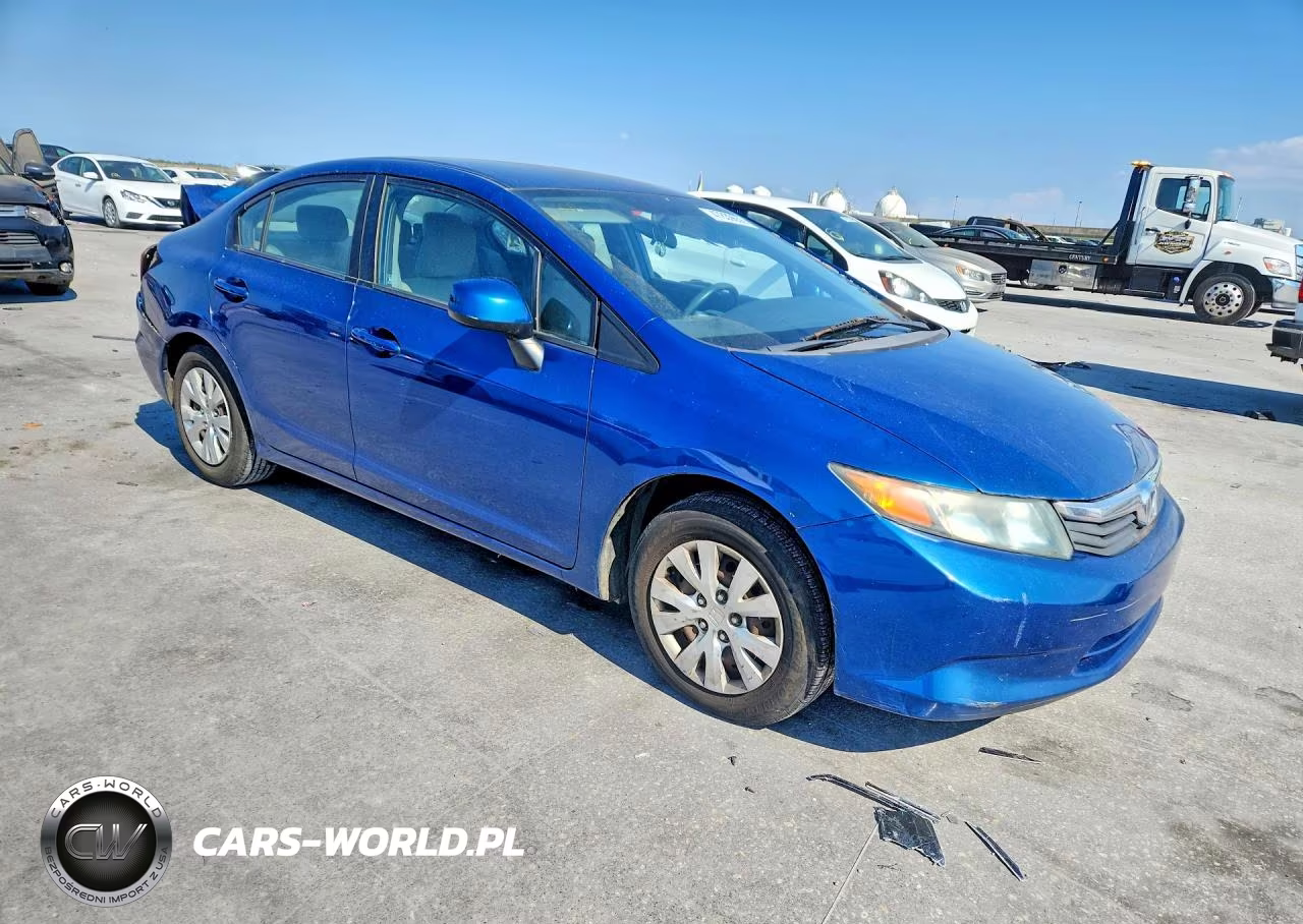 2012 Honda Civic Lx VIN:19XFB2F59CE045713 - 4