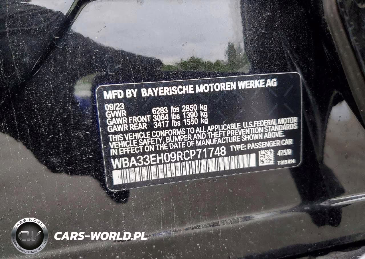 2024 BMW 740 Xi VIN:WBA33EH09RCP71748 - 12