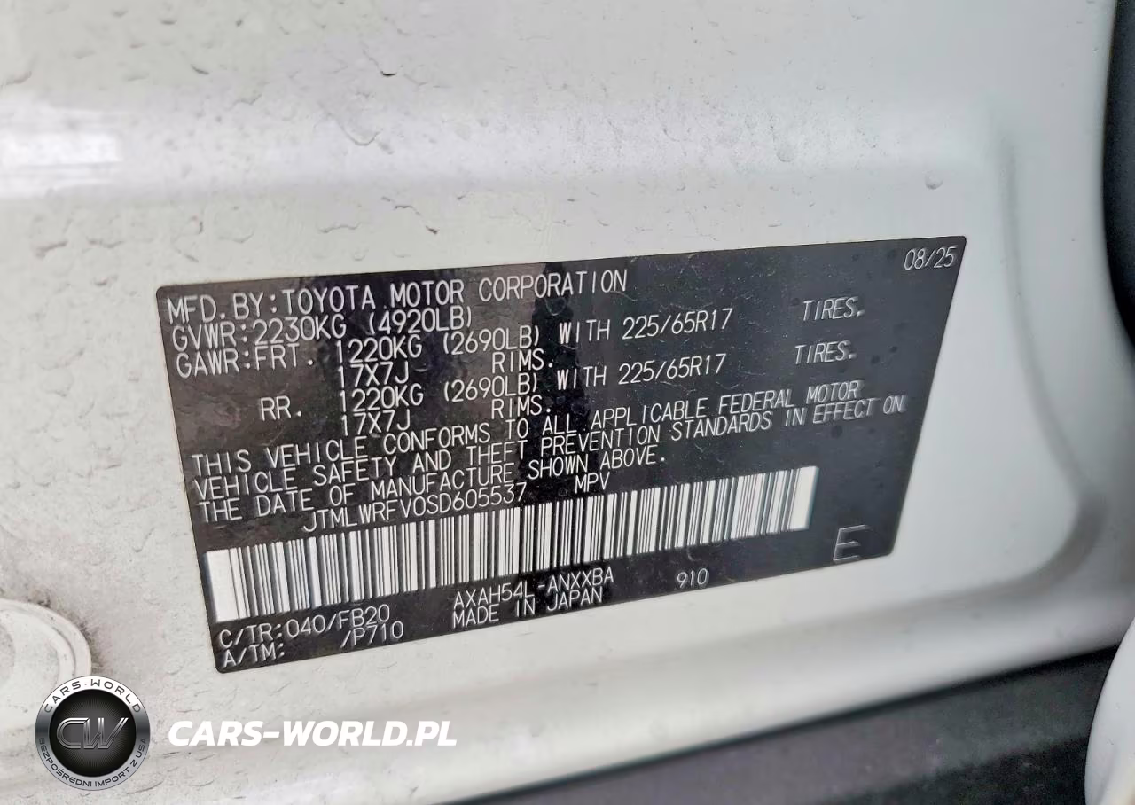 2025 Toyota Rav4 Hybrid Le VIN:JTMLWRFV0SD605537 - 13