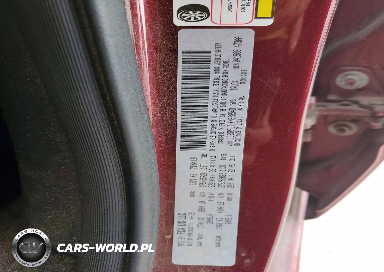 2019 Ram 1500 Laramie VIN:1C6SRFJT1KN808543 - 12