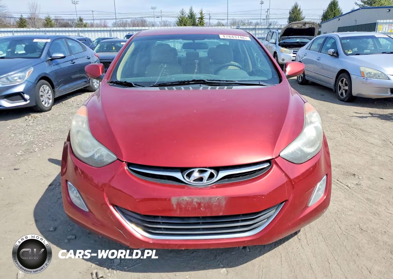 2013 Hyundai Elantra Gls VIN:5NPDH4AE3DH436748 - 5