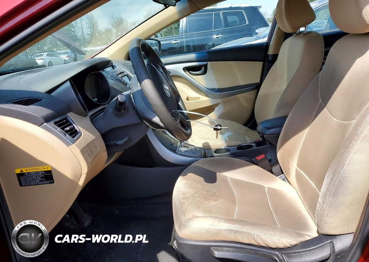 2013 Hyundai Elantra Gls VIN:5NPDH4AE3DH436748 - 7