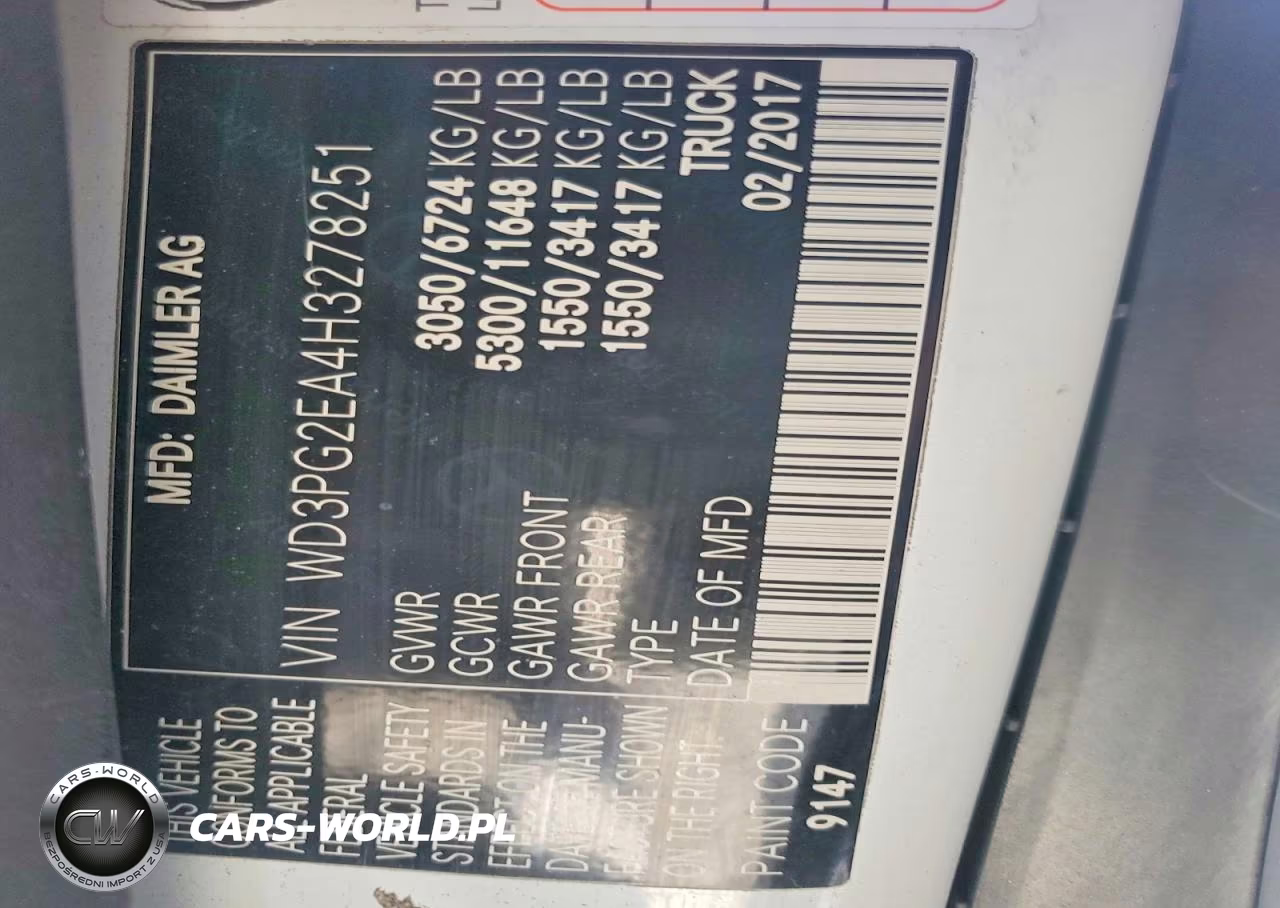 2017 Mercedes Benz Metris VIN:WD3PG2EA4H3278251 - 12