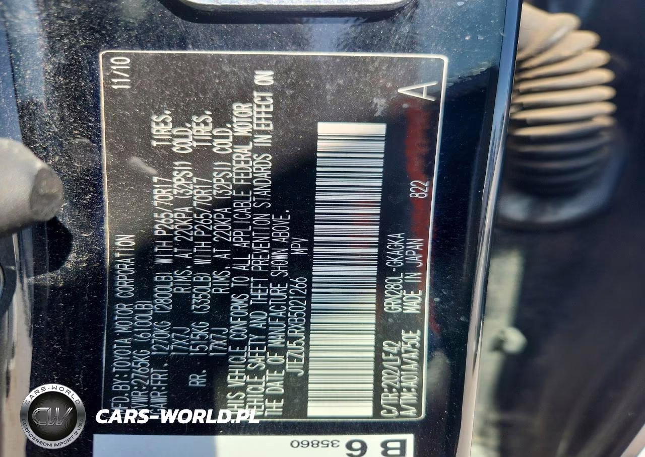 2011 Toyota 4Runner Sr5 VIN:JTEZU5JRXB5021266 - 13