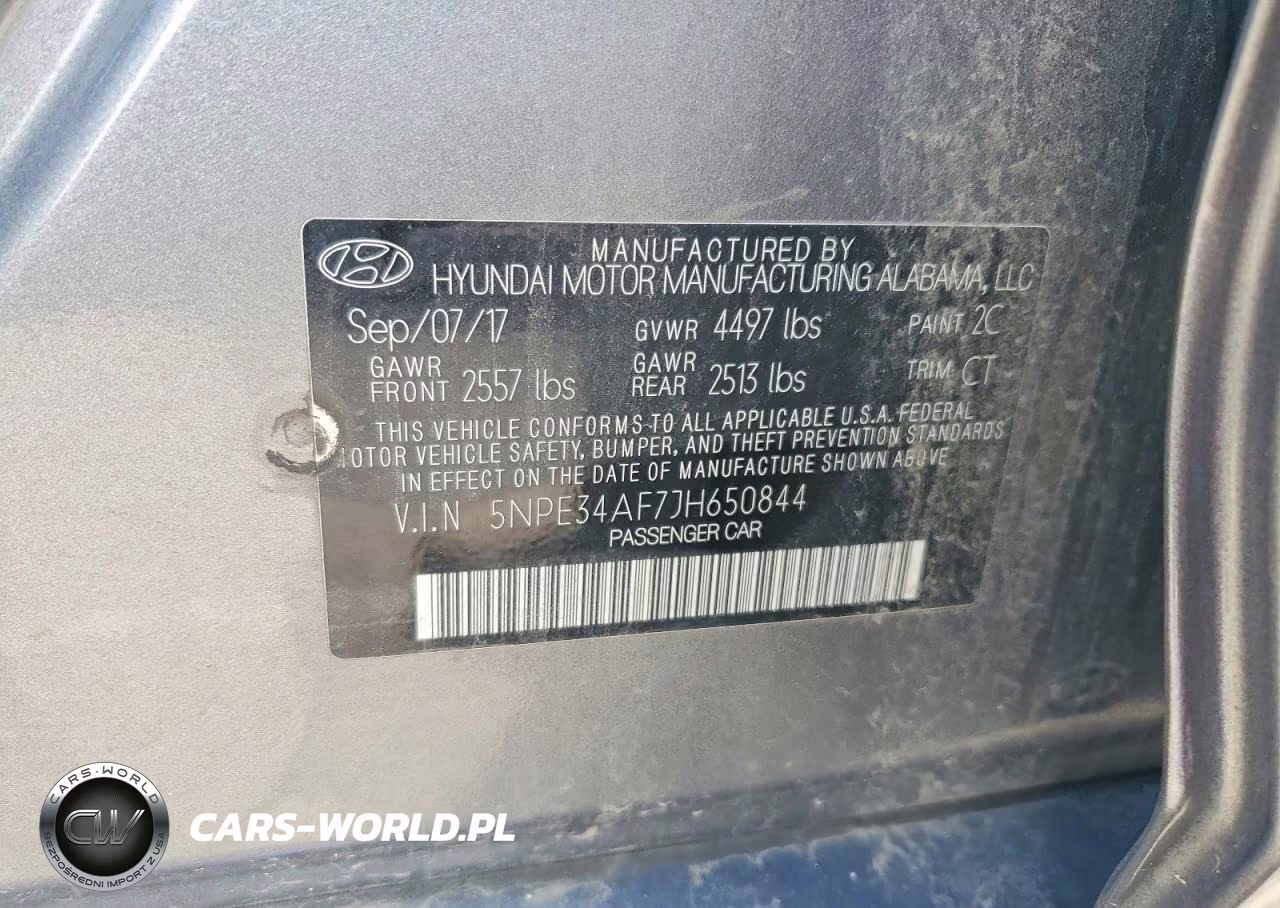 2018 Hyundai Sonata Sel VIN:5NPE34AF7JH650844 - 12