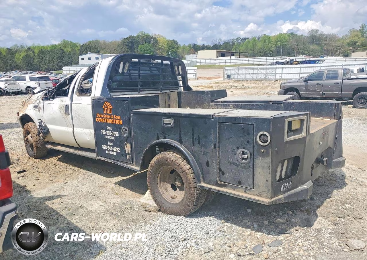 1999 Ford F350 Super Duty Flatbed Truck VIN:1FDWX37F5XEB35128 - 2
