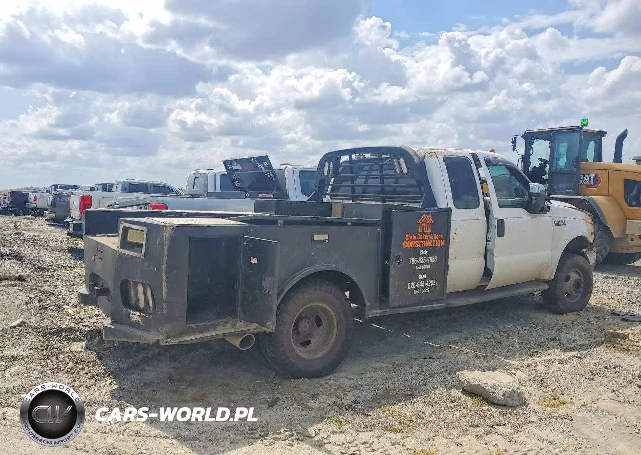1999 Ford F350 Super Duty Flatbed Truck VIN:1FDWX37F5XEB35128 - 3