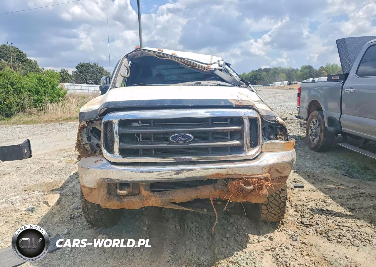1999 Ford F350 Super Duty Flatbed Truck VIN:1FDWX37F5XEB35128 - 5