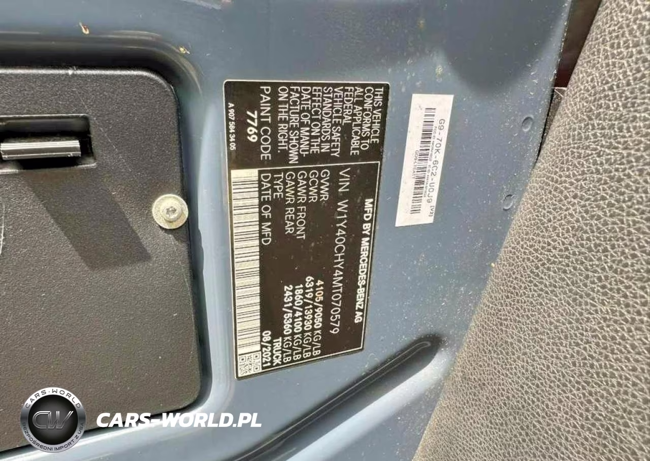 2021 Mercedes-Benz Sprinter 2500 VIN:W1Y40CHY4MT070579 - 10