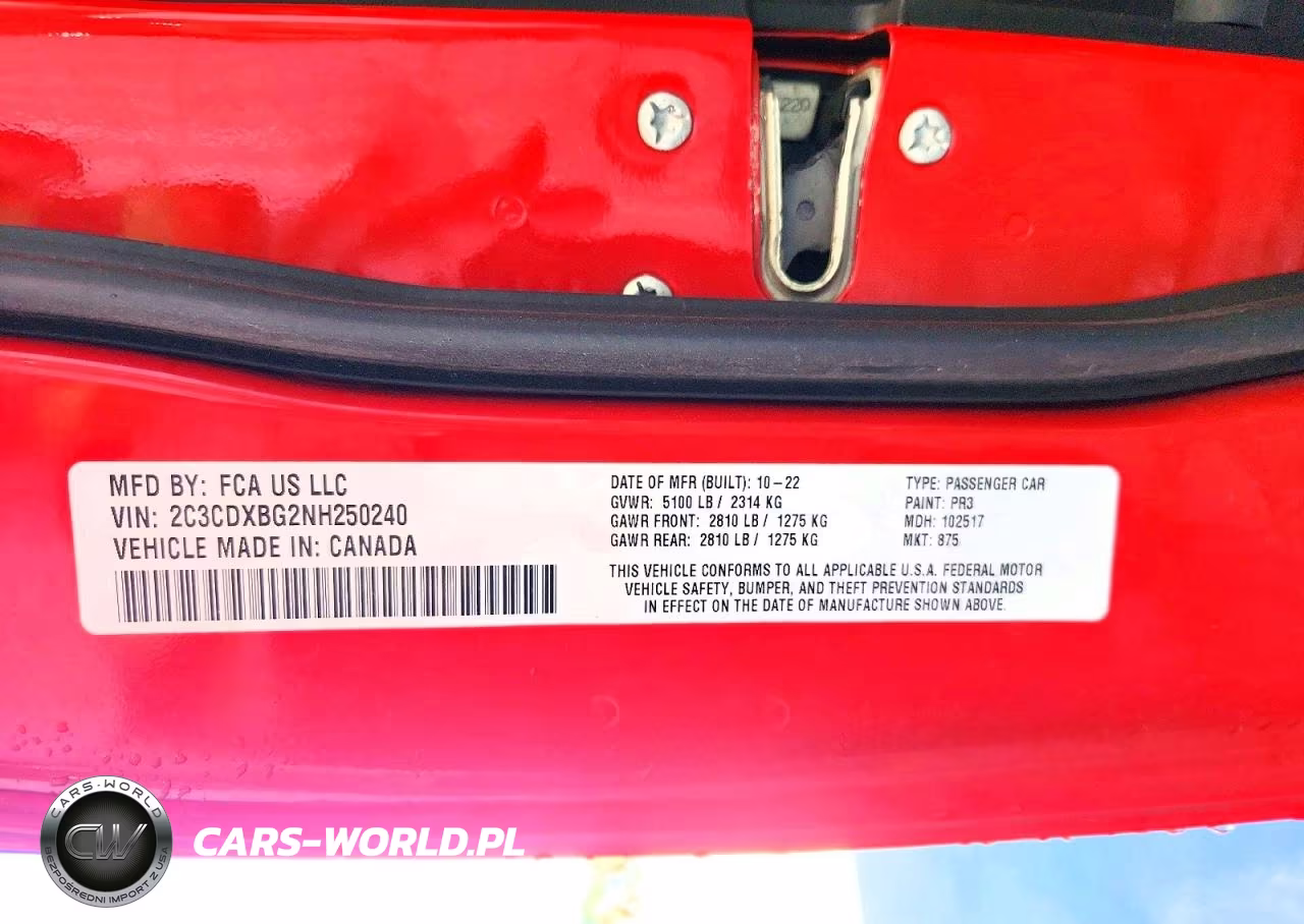 2022 Dodge Charger Sxt VIN:2C3CDXBG2NH250240 - 12