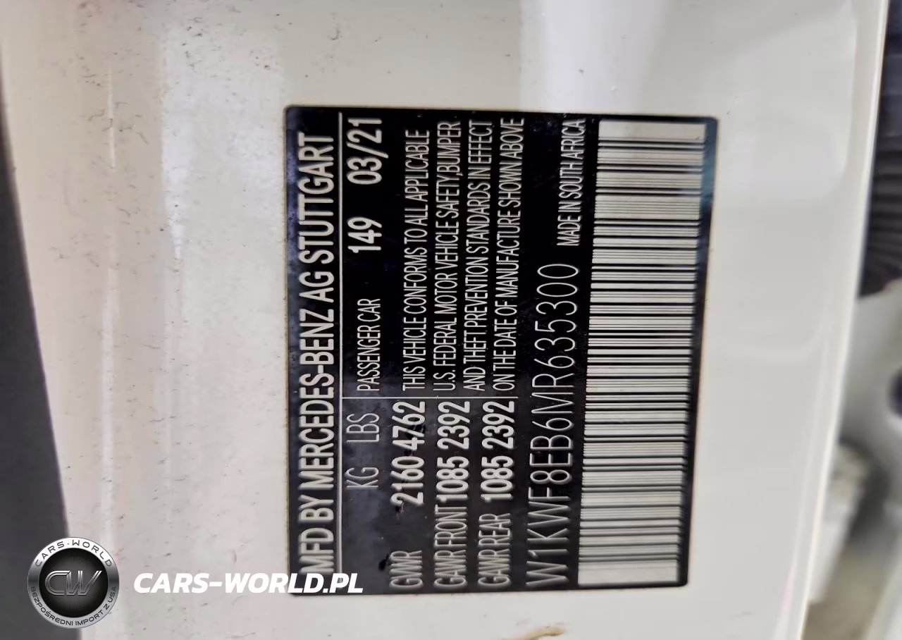 2021 Mercedes-Benz C 300 4Matic VIN:W1KWF8EB6MR635300 - 12